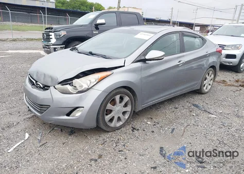 2012 Hyundai Elantra Gls/Limited from USA, damaged, VIN KMHDH4AE6CU282875